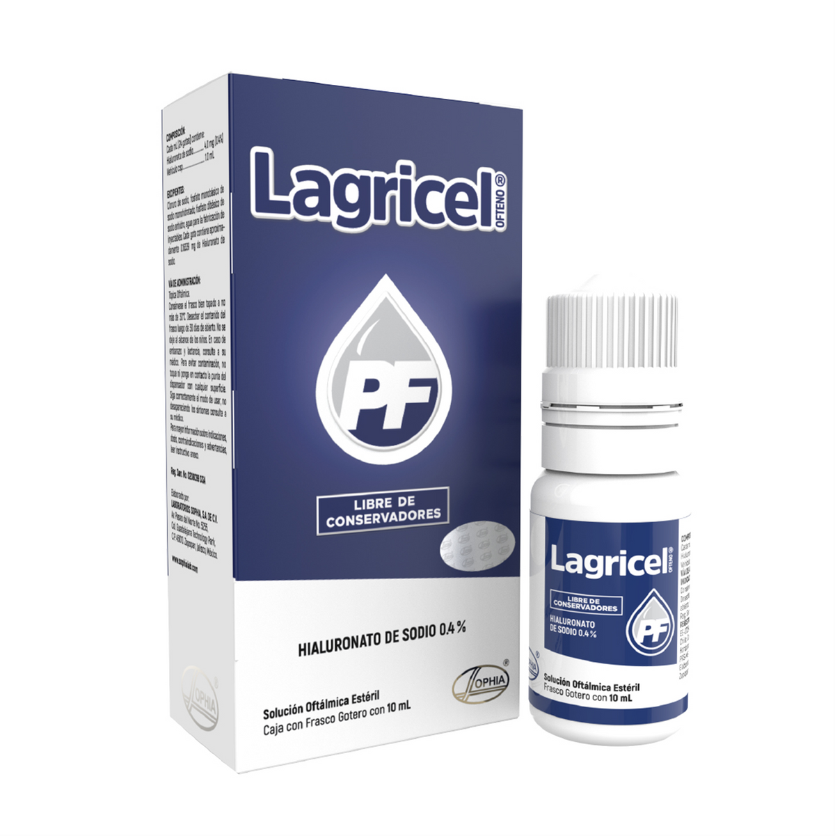 Lagricel Ofteno PF Frasco x 10ml