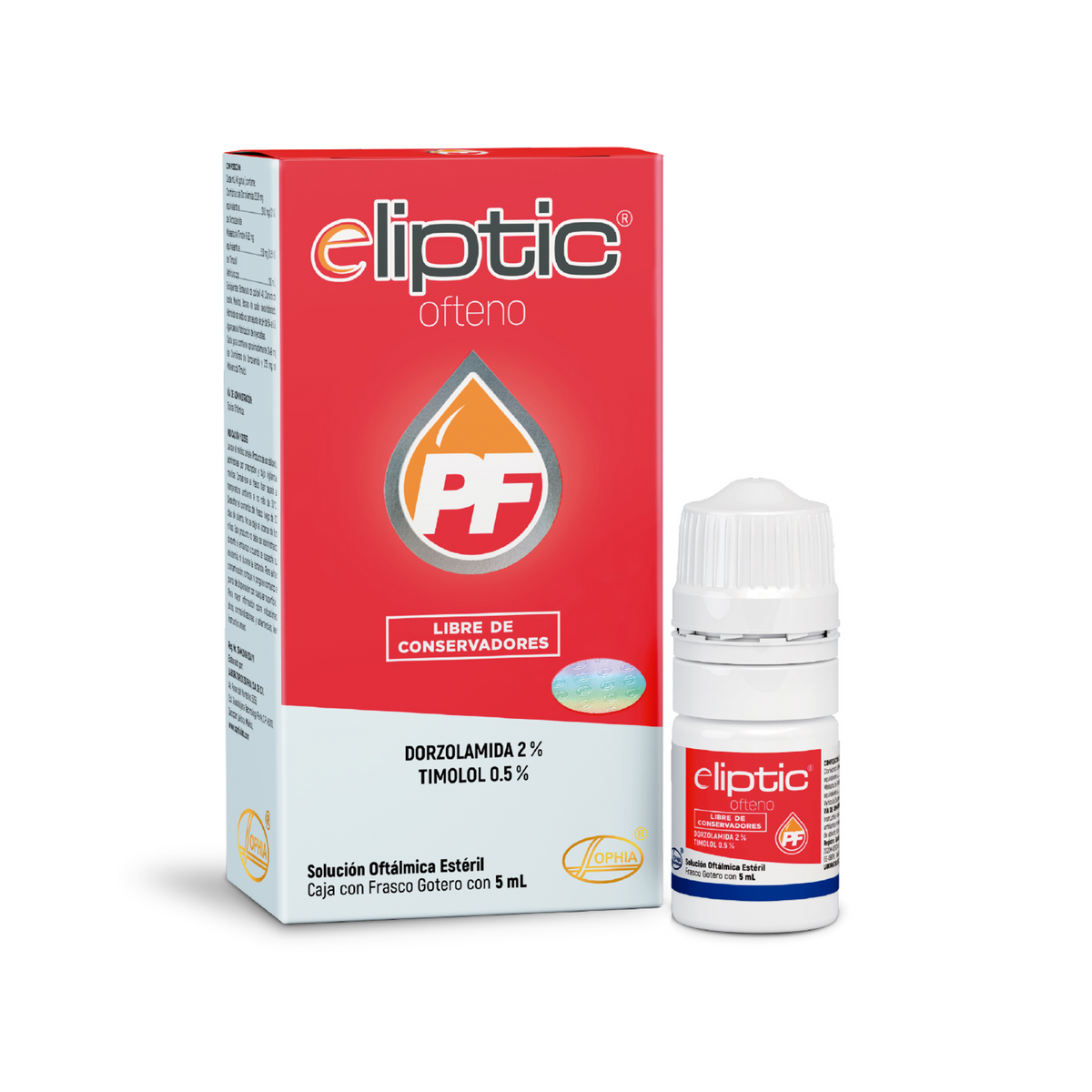 Eliptic Ofteno Dorzolamida + Timolol Frasco x 5ml