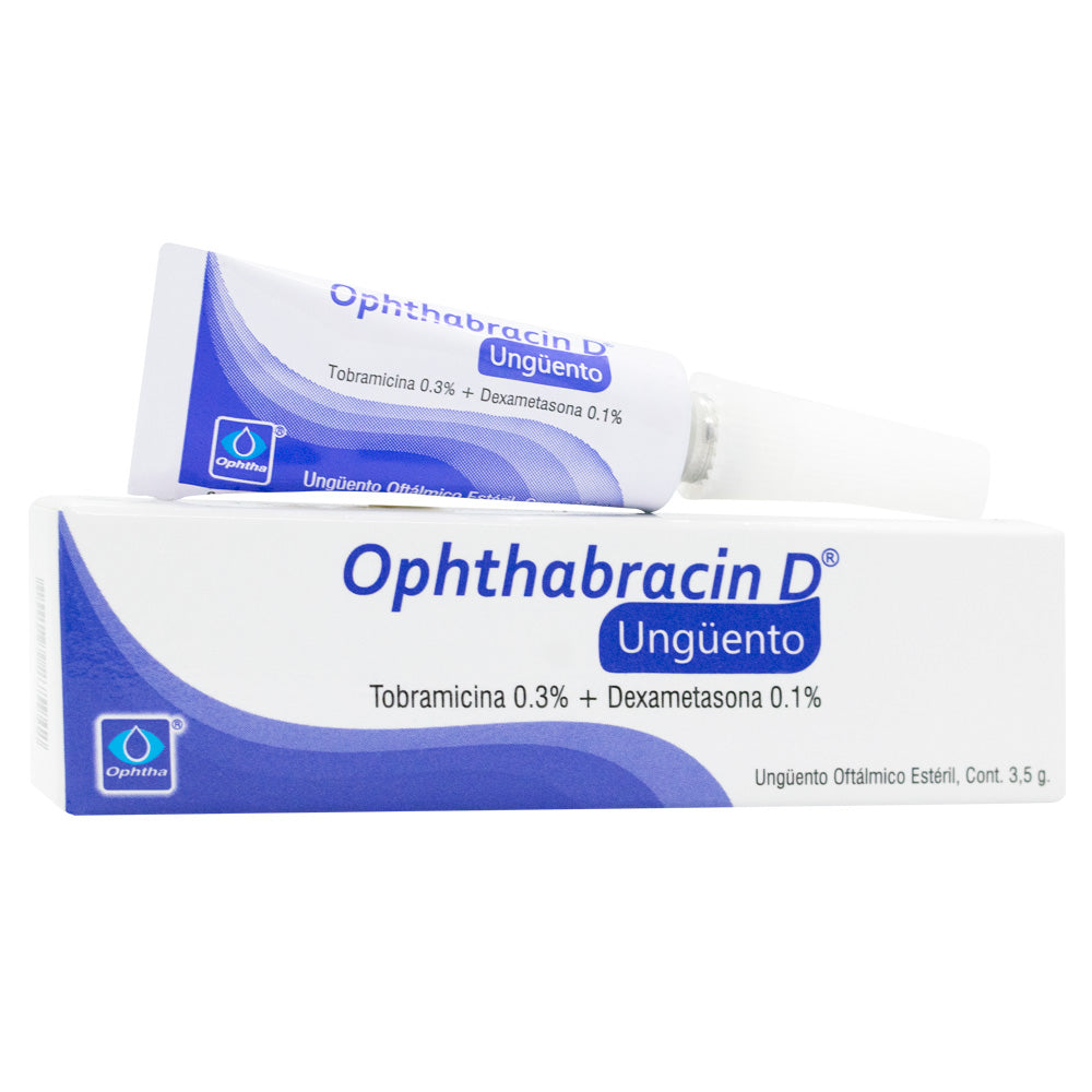 Ophthabracin D ungüento frasco